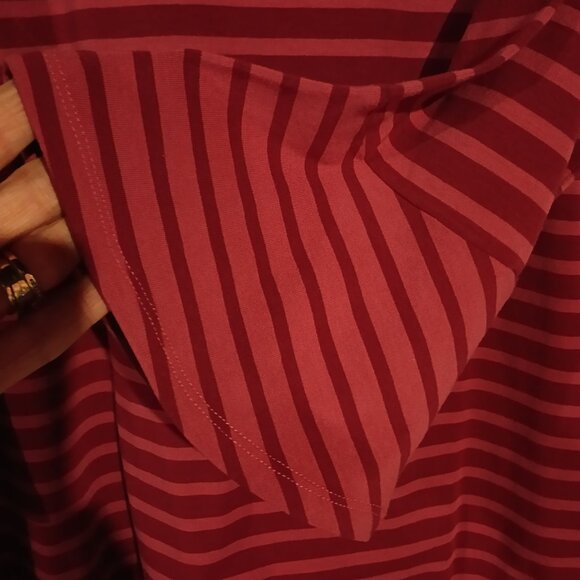 Laura Scott Flared 3/4 Sleeve Shirt L Never Worn - Picture 3 of 10